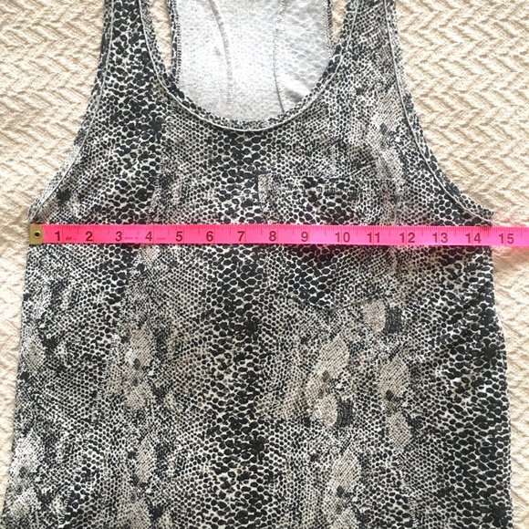Wilfred snake print racerback tank top, XXS - Picture 4 of 8